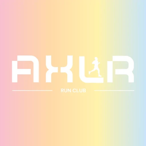 AXLR Run Club running club logo