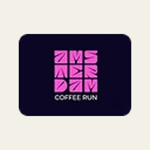 Amsterdam Coffee Run running club logo