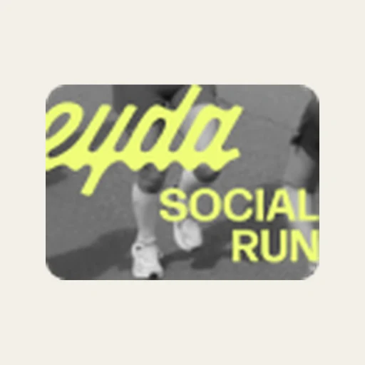 EYDA Social Run running club logo