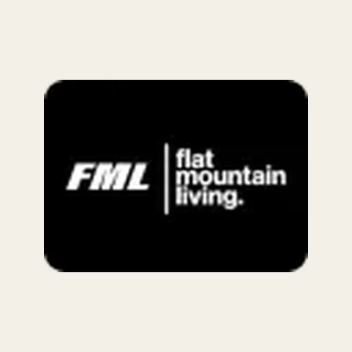 Flat Mountain Living running club logo