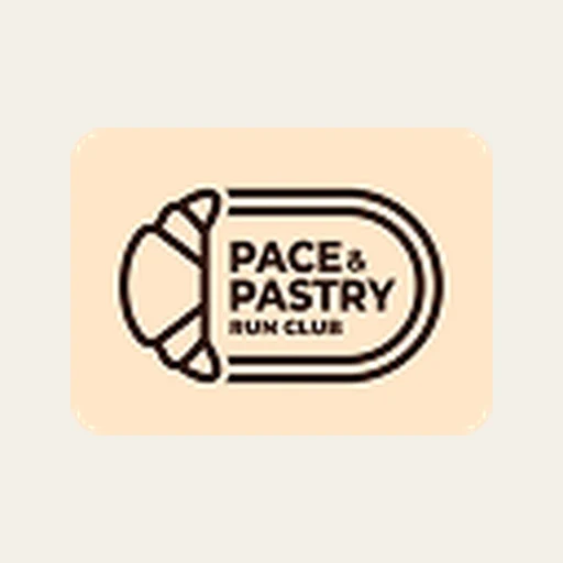 Pace & Pastry Run Club running club logo