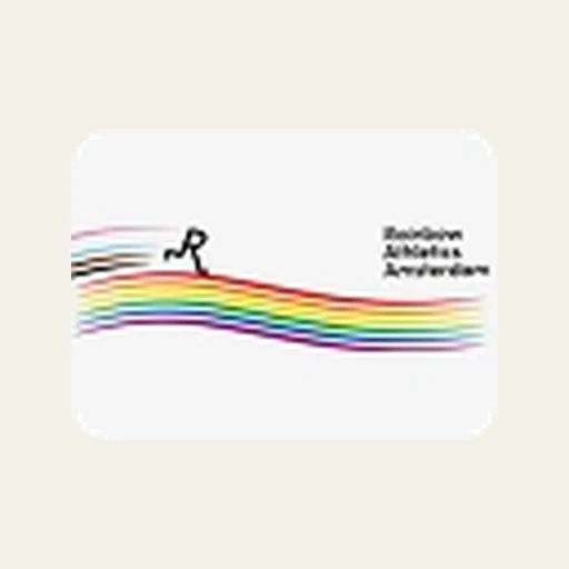 Rainbow Athletics Amsterdam running club logo