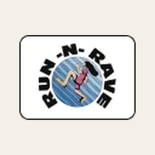 Run-N-Rave running club logo