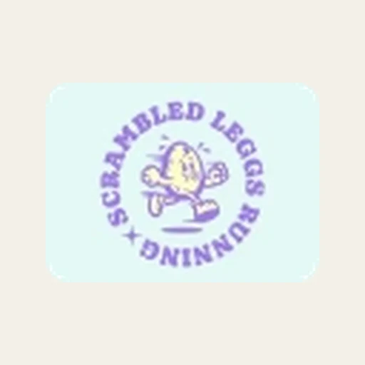 Scrambled Legs running club logo
