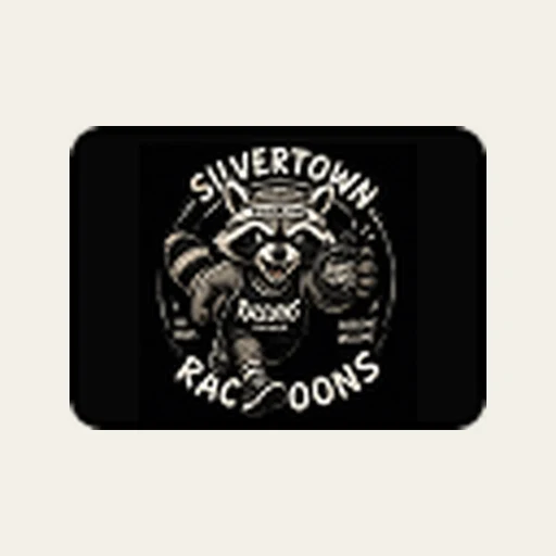 Silvertown Raccoons running club logo