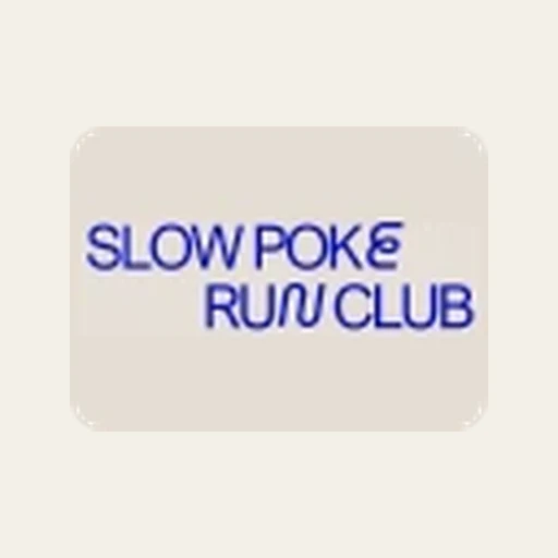 Slow Poke Run Club running club logo