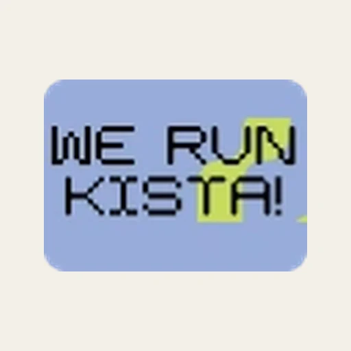 We run Kista running club logo