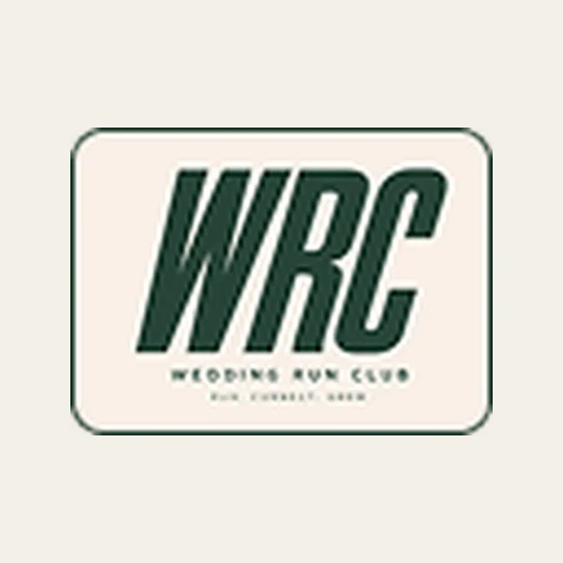 Wedding Run Club running club logo